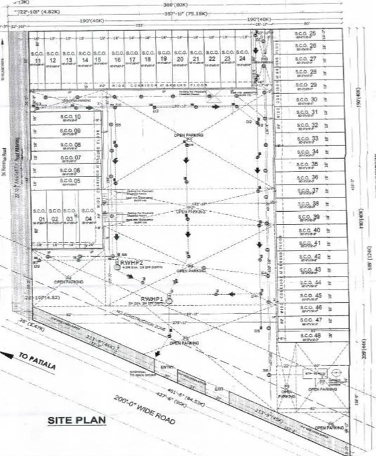 Sales Office - Mohali Citi Square New Commercial Project By STJ Group Official Website. 3 BHK Plan